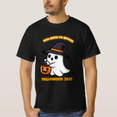 T-Shirt Cute Spook | Minimalist Kawaii Ghost Hallo (Devant)