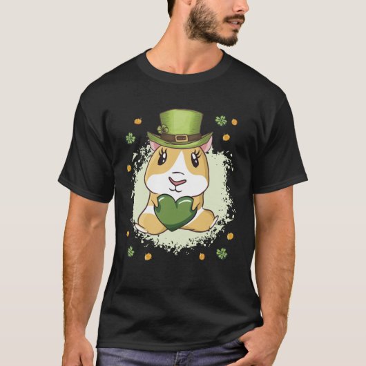 T-shirt Cute St Patrick s Day Guinea Pig (Devant)