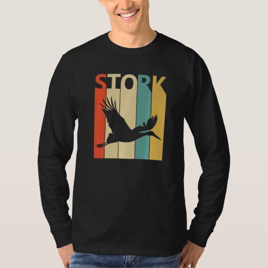 T-shirt Cute Stork Animal (Devant)