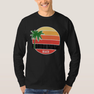 T-shirt Cute Summer Beach Vacation Tees  Florida Miami Bea