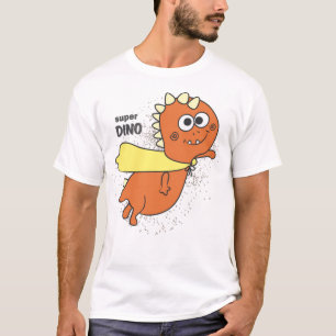T-shirt Cute super dino
