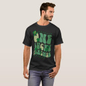 T-shirt Cute Super One Lucky Teacher Retro St Patrick's D (Devant entier)