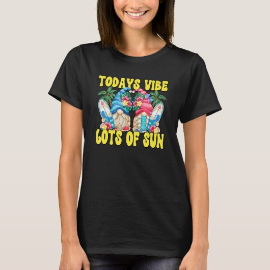 T-shirt Cute Surf Beach Vacation Gnomes For Groups And Sum (Devant)