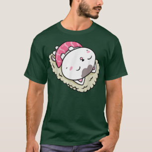 T-shirt Cute Sushi Chat Kawaii Anime Neko Animal Animal An
