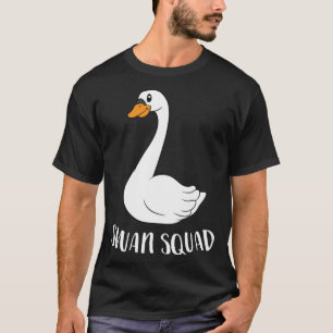 T-shirt Cute Swan Squad Fundy Team Swans