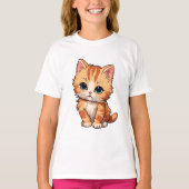 T-shirt Cute tabby Chat (Devant)