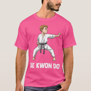 T-shirt Cute Taekwondo Boy Kid Taekwondo Fighter