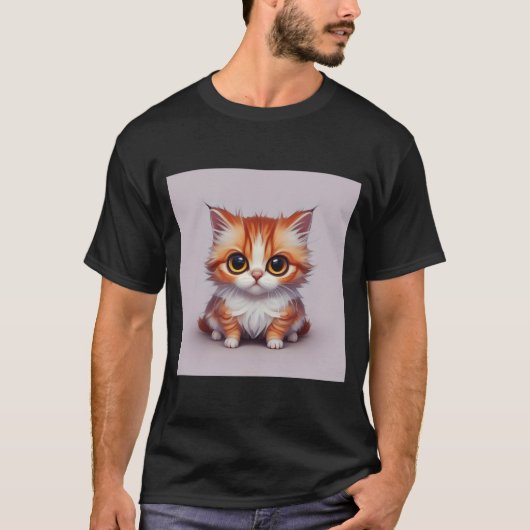 T-shirt Cute Tater Tot Chat (Devant)