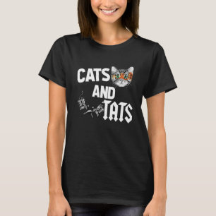 T-shirt Cute tatouage Artiste chats et tatouages encrés ta