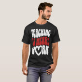 T-shirt Cute Teacher Valentine's Day Teaching Is Heart Wor (Devant entier)