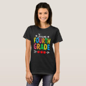 T-shirt Cute Team Fourth Grade Teacher (Devant entier)