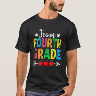 T-shirt Cute Team Fourth Grade Teacher