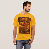 T-shirt Cute Teddy Rose Basket Valentines Day Graphic (Devant entier)