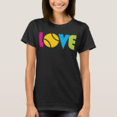 T-shirt Cute Tennis LOVE - (Devant)