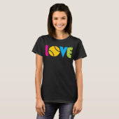 T-shirt Cute Tennis LOVE - (Devant entier)