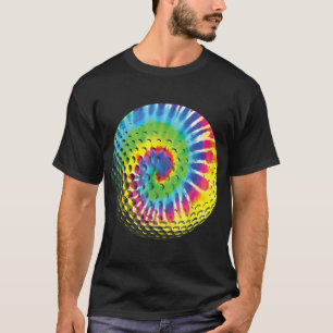 T-shirt Cute Tie Dye Golf Cadeau Hommes Femmes Drôle Rainb