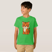 T-shirt Cute Tiger Cub (Devant entier)