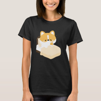 T-shirt Cute Tired Corgi