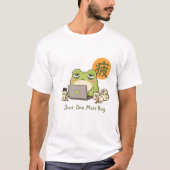 T-shirt Cute Tired Programmer Frog – Grenouille Kawaii de (Devant)