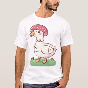 T-shirt Cute Toadstool Champignons Canard