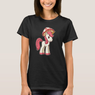 T-shirt Cute Toadstool Unicorn avec Casquette de champigno