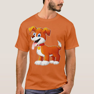 T-shirt Cute toon Chien Drôle Animaux Amusants Design