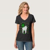 T-shirt Cute Tooth Leprechaun Hat Dental Squad St Patrick' (Devant entier)