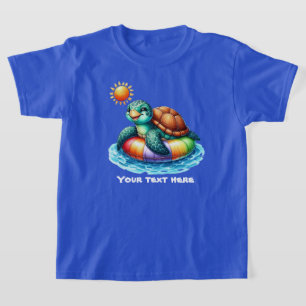 T-shirt Cute tortue de mer personnalisable