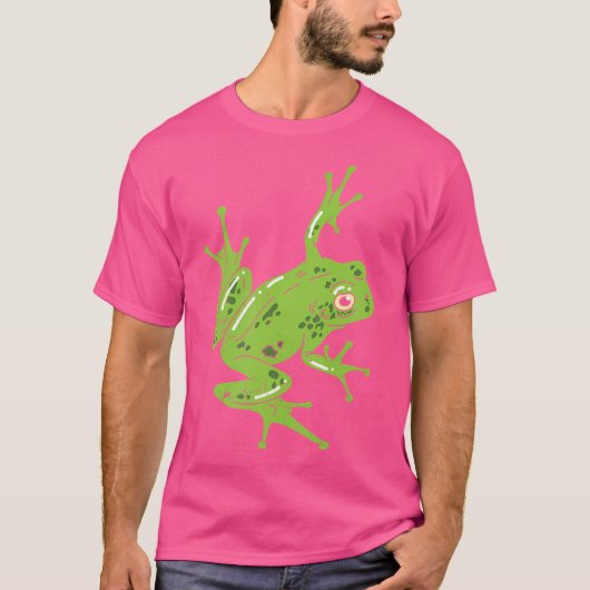 T-shirt Cute Tree Frog (Devant)
