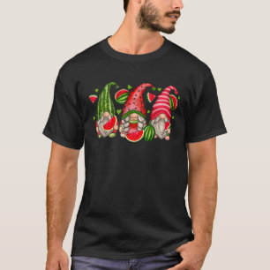 T-shirt Cute Tropical Watermelon Gnomes Gnomies Summer Vac