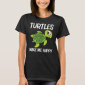 T-shirt Cute Turtle For Men Women Sea Turtle Reptile Anima (Devant)