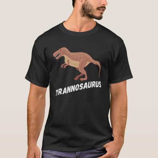 T-shirt Cute Tyrannosaurus Rex Dinosaur (Devant)