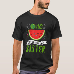 T-shirt Cute Un Dans Une Fraise Melon Soeur