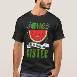 T-shirt Cute Un Dans Une Fraise Melon Soeur
