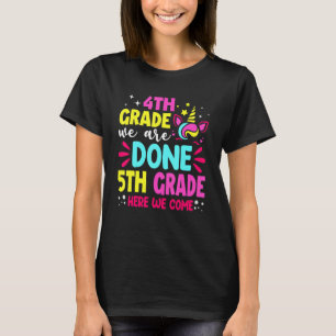 T-shirt Cute Unicorn 4e année Nous sommes fait 5e année ic