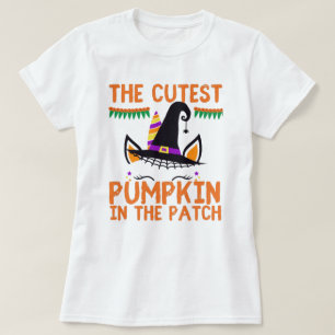 T-shirt Cute Unicorn Citrouille Halloween