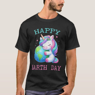 T-shirt Cute Unicorn Happy Jour des terres Super Femmes Ho