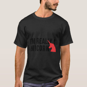 T-shirt Cute Unicorn Tee - shirts Graphiques - Je Suis Vra