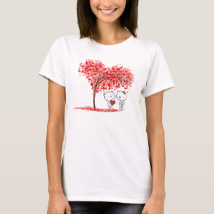 T-shirt Cute Valentine Aquarelle Artsy Personnaliser