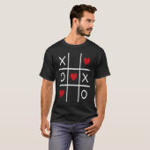 T-shirt Cute Valentine Hearts Game Valentine's Day Romance (Devant entier)