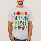 T-shirt Cute Vegetables (Devant)