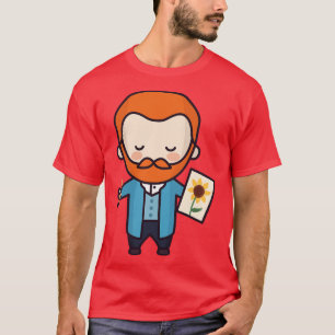 T-shirt Cute Vincent Van Gogh toon