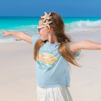 Cute Vintage Beach Waves Sunshine Vacances Enfants