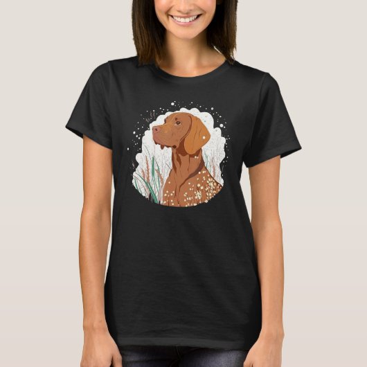 T-shirt Cute Vizsla Dog on Vizsla Lover_3 (Devant)
