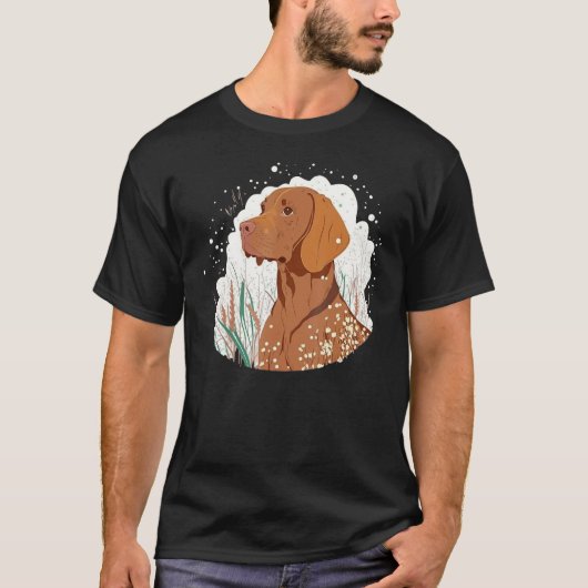 T-shirt Cute Vizsla Dog on Vizsla Lover_3 (Devant)