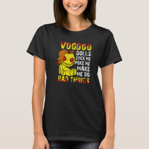 T-shirt Cute Voodoo Teddy Bear Poupées Acupuncture Scandal