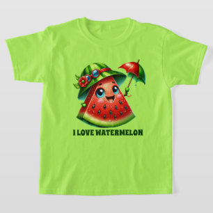 T-shirt Cute watermelon lovers add text