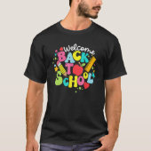 T-shirt Cute Welcome Back To School Class Teaching Student (Devant)