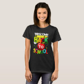 T-shirt Cute Welcome Back To School  Student Teacher Women (Devant entier)