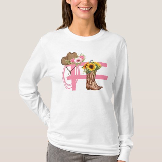 T-shirt Cute Western Chic (Devant)